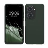 kwmobile telefoonhoesje compatibel met ASUS Zenfone 10 / Zenfone 9 hoesje - Zachte case voor smartphone - Back cover in mosgroen