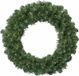 Everlands Couronne de Noël Imperial couronne d120h25 cm vert
