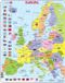 Larsen Puzzel - Carte politique de l'Europe italien 48 pièces