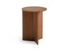 HAY Table d'appoint Slit high Ø35 cm Noyer laqué