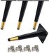 Ibenzoa® Set van 4 Metalen Tafelpoten Schuine
