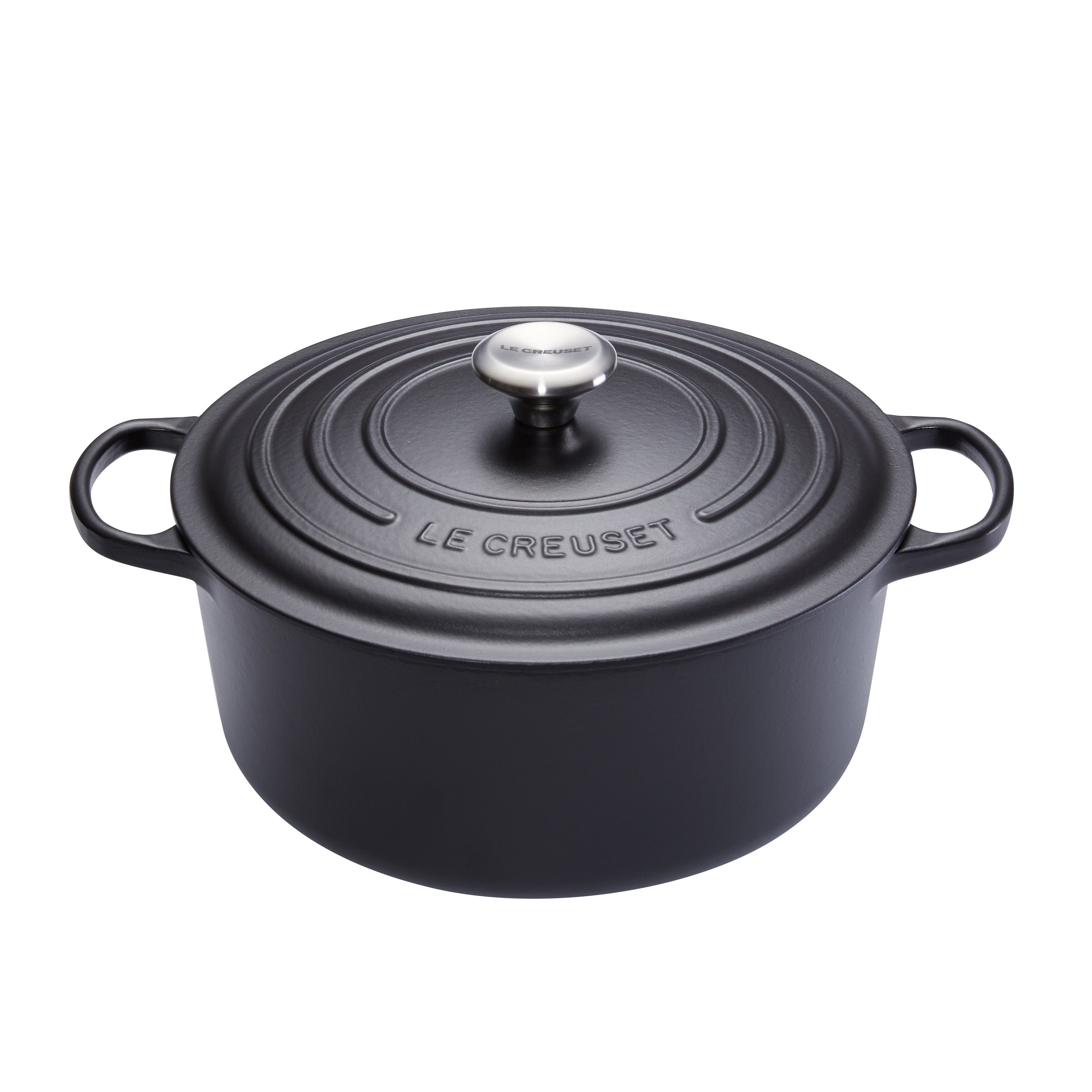 Le Creuset Signature Braadpan - 5.3L - 26cm - Zwart - Gietijzer