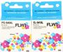 FLWR - Cartridges / Canon PG-540XL / CL-541XL Multipack / Zwart en Kleur / Huismerk