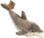 Aurora Eco Nation pluche dolfijn - grijs - 38 cm