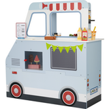 LUPILU Houten speelgoed foodtruck, met accessoires