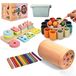 Jouets de tri et d'empilage en bois arc-en-ciel Montessori À partir de 1 an