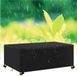 Housse de mobilier de jardin - Noir - 210 x 200 x 70 cm