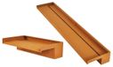 Acier Corten Cascade de jardin - 60 cm - Avec raccord fileté