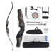 VEVOR Kit arc recourbé et flèches, démontables en bois 1524 mm, ensemble tir à l'arc recourbé ergonomique pour droitier, pour entraînement à la cible en extérieur, chasse, débutant à avancé, 15,88 kg