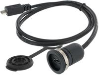 encitech 1310-1013-01 USB 2.0 bus Micro-B Chassisbus, inbouw M16 1 stuk(s)
