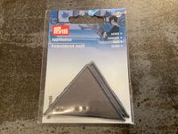 Prym Reparatie doek 2 stuks. Opstrijk baar. Grijs. Driekant. 5cm.