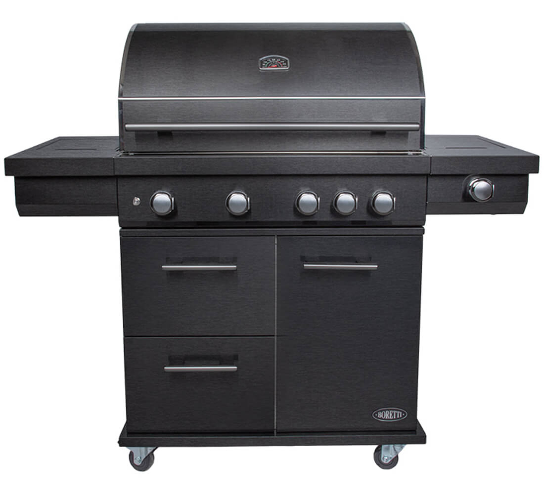 Boretti Imperatore Nero 4B gas barbecue