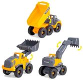 Dickie Toys Set Van Volvo Bouwvoertuigen 26cm