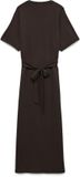VERO MODA VMHALI 2/4 ANKLE DRESS JRS Maxi robe Femmes Chocolate Torte M