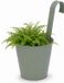 Pro Garden Bloempotje met haak - Groen - Metaal - 20 x 13 x 26 cm