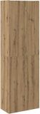 vidaXL Hoge kast 60x32x190 cm bewerkt hout artisanaal eikenkleur