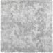 vidaXL Hoogpolig Vloerkleed NAVARRA 120x120 cm Polyester Lichtgrijs