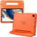 HappyCase Kinder Tablethoes Geschikt voor Samsung Tab A8 | Kindvriendelijke Hoes | Beschemhoes | Kinderhoes | met Handvat en Standaard | Oranje