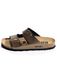 Bayton Huisschoenen 'Atlas' sand / chocoladebruin / brons