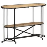 VidaXL Wandtafel 110x42x76 cm massief ruw mangohout