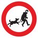 Ambiance Sticker Zelfklevend waarschuwingsbord, zelfklevend, voor waakhond, gelamineerd, gelamineerd, water- en uv-bestendig – let op de hond en rond – 20 cm ø