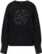 Guess Dames sweatshirt met lange mouwen Kate 4G Zwart M