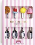 Blond Amsterdam Theelepels Even Bijkletsen, set van 4