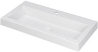 Wastafel INK Dock Wastafel Polystone Mat Wit 800x400x60 mm