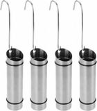 Bellatio Design Vaporisateur d'eau radiateur - 4x - RVS - 6x20 cm
