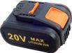 WORX Batterie pour outils électriques WA3553, 20V, 6Ah, 80Wh