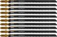 wolfcraft - Hout Decoupeerzaagbladen 10 stuks - 100mm - HCS-blad met T-schacht - Decoupeerzaagblad voor vuren - 8011100