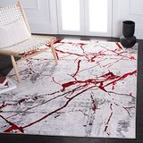 Safavieh Amelia Rug, Grey/Red, 135 x 196 cm