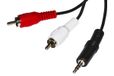 LINK Icecat LINK LKC3518 audio kabel 1,8 m 3.5mm 2 x RCA Zwart