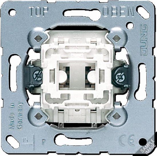 Jung Basiselement Drukcontact - 531EU - Zilver - Metaal