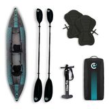 Coasto Liberty opblaasbare kajak, PB-CKLIB2-2-zits, stabiliteit, snelheid en comfort - 399x93cm - Max 180kg
