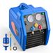 VEVOR Koelmiddelterugwinningsunit, Draagbaar Koelmiddelterugwinningsstation, 220v/50hz 1450 Rpm, 3/4 Hp met Terugwinningssysteem voor Één Cilinder voor Koelmiddelen A1 & A2l, Terugwinningsunit voor Airconditioningsystemen In Auto's en Woningen