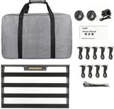 Yuer PR-01L Large Size Pedalboard met tas en voeding