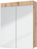 Vicco Luna Badkamerspiegelkast – 60 x 77 cm Eiken Wotan