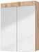 Vicco Luna Badkamerspiegelkast – 60 x 77 cm Eiken Wotan