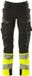 Mascot Accelerate Safe Pantalon avec poches genoux 19179-511 - Noir/jaune fluo - C46