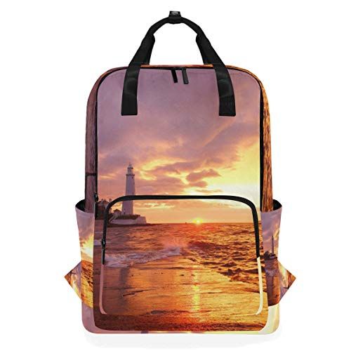MONTOJ Reizen Rugzak Wolken Dawn Dusk Road To Sea School Rugzak - 4773369072587