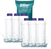 Sillar 6x Waterfilters voor Delonghi Koffiemachines