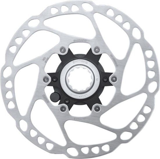 Shimano Remschijf Rt-em600 203 Mm Rvs Center-lock Zilver