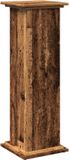vidaXL Sokkel met opbergruimte 31x30x90 cm bewerkt hout oud houtkleur