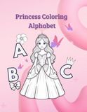 Princess Alphabet Coloring Book