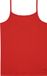 Ten Cate Basics organic cotton stretch spaghetti top rood voor Meisjes | Maat 146/152