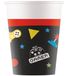 Vegaoo - 8 bekers karton gaming party 200 ml
