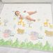Speeltapijt voor kinderen, baby, 150 x 180 x 1 cm, XXL, van dik schuim, opvouwbaar, omkeerbaar, kruipdeken voor baby's, motoriek tapijt bevordert de sensorische ontwikkeling, cadeau voor baby's