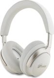 Guess Bluetooth ANC Headphones Metal Script Logo - Wit/Beige