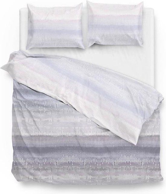 ZoHome Berkano Dekbedovertrek Lits-jumeaux XL - 260x200/220 cm - Paars - Katoensatijn